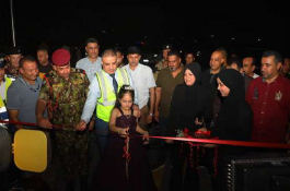 The Governor of Wasit and members of Parliament inaugurated the 14Tamooz Corniche project in the city of Kut
