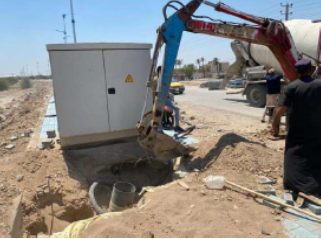The Governor of Wasit and members of Parliament inaugurated the 14Tamooz Corniche project in the city of Kut